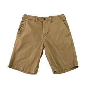 American Eagle Mens Shorts 30 Brown Next Level Flex Chino Bermuda Stretch